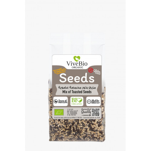 خليط بذور  محمصة عضوية 120جم فيف بايو 