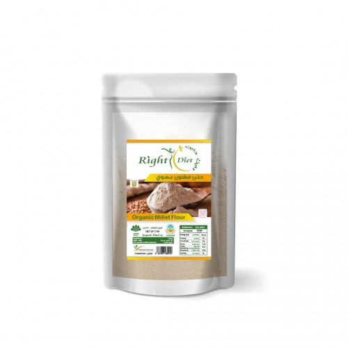 دقيق الدخن العضوي 750جم دقيق الدخن العضوي 750جم