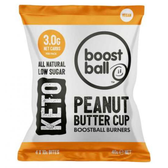 بوست بول كيتو زبدة فول سوداني بمحلي طبيعي 40جرام بوست بول كيتو زبدة فول سوداني بمحلي طبيعي 40جرام