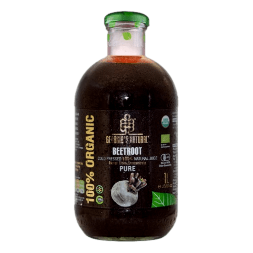 عصير الشمندر الأحمر العضوي النقي 1 لتر