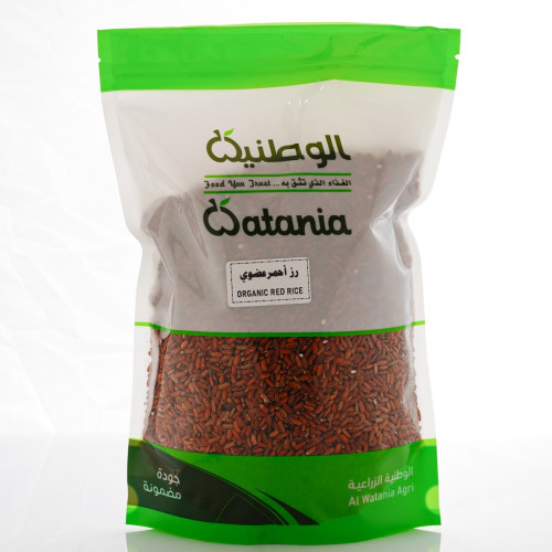 ارز احمر عضوي 1 كجم الوطنية 