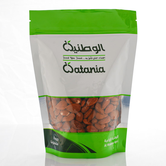 لوز غير محمص طبيعي 250جم الوطنية لوز غير محمص طبيعي 250جم الوطنية