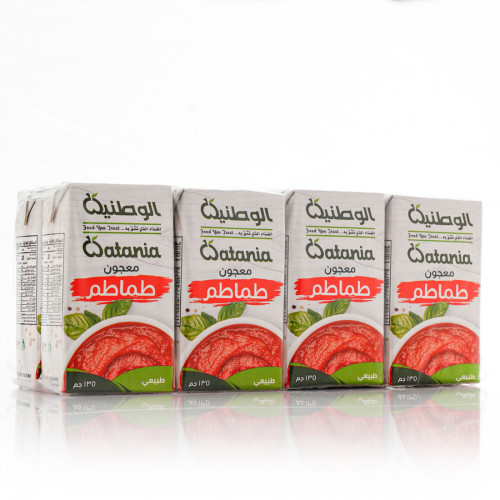 معجون طماطم ربطة 8 علبه * 135جم الوطنية معجون طماطم ربطة 8 علبه * 135جم الوطنية