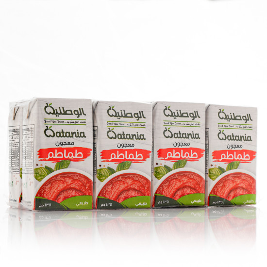 معجون طماطم ربطة 8 علبه * 135جم الوطنية معجون طماطم ربطة 8 علبه * 135جم الوطنية