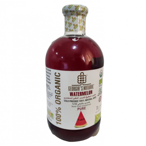عصير البطيخ الاحمر العضوي النقي 1 لتر عصير البطيخ الاحمر العضوي النقي 1 لتر