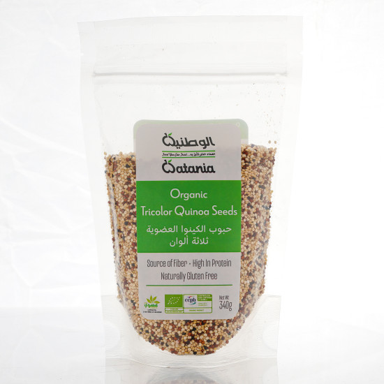 حبوب الكينوا العضوية ثلاث انواع 340جم الوطنية حبوب الكينوا العضوية ثلاث انواع 340جم الوطنية