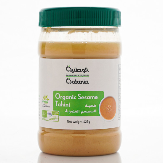 طحينة السمسم العضوية 425 جم الوطنية طحينة السمسم العضوية 425 جم الوطنية