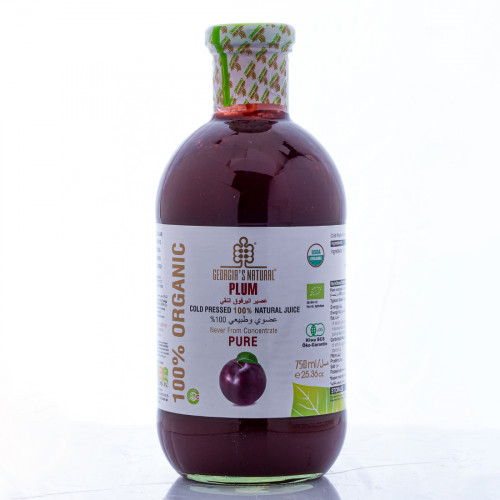 عصير البرقوق النقي الطبيعي العضوي 750 مل عصير البرقوق النقي الطبيعي العضوي 750 مل