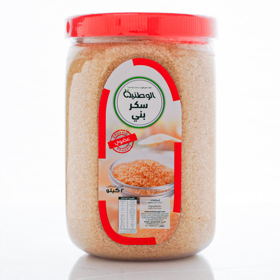 سكر بني عضوي 2 كجم الوطنية سكر بني عضوي 2 كجم الوطنية