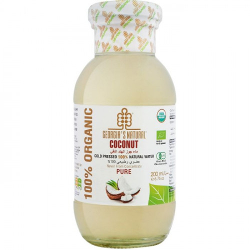 ماء جوز الهند النقي الطبيعي العضوي 200 مل ماء جوز الهند النقي الطبيعي العضوي 200 مل
