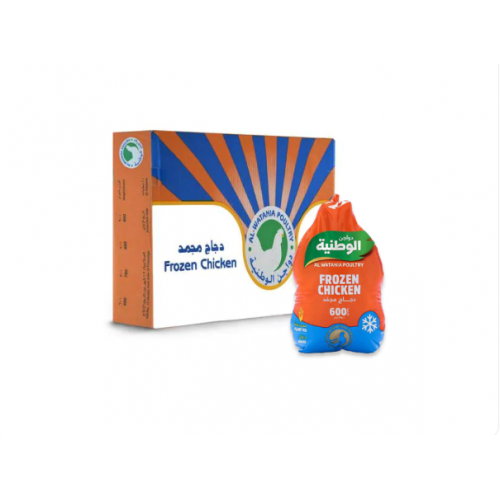 دجاج الوطنية مجمد كرتون 10×600جم 