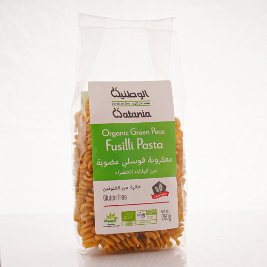 معكرونة فوسلي عضوية من البازلاء الخضراء 250جم خال من الجلوتين الوطنية معكرونة فوسلي عضوية من البازلاء الخضراء 250جم خال من الجلوتين الوطنية