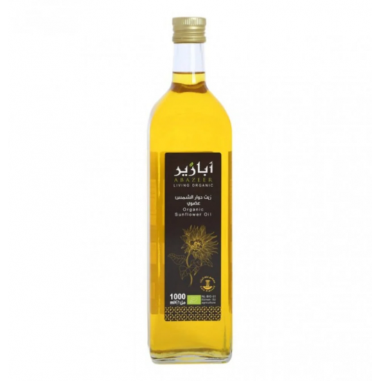 زيت دوار الشمس المكرر عضوي 1لتر للقلي ابازير زيت دوار الشمس المكرر عضوي 1لتر للقلي ابازير