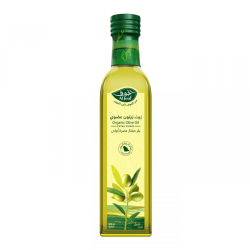زيت زيتون الجوف عضوي بكر ممتاز "مربع" - 500 مل