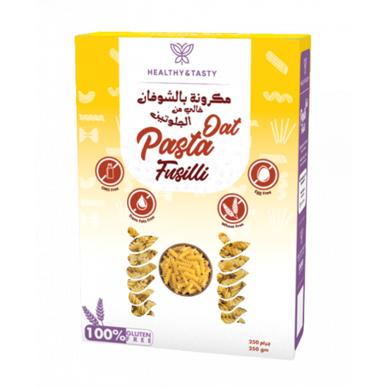 مكرونة فيوسلي صحية بالشوفان والخالية من الجلوتين 250جم مكرونة فيوسلي صحية بالشوفان والخالية من الجلوتين 250جم
