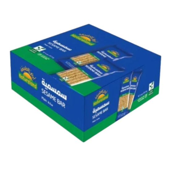 كرتونة سمسمية سادة خالية من الجلوتين عضوي 32حبة *22.5 جرام - أرض الطبيعة كرتونة سمسمية سادة خالية من الجلوتين عضوي 32حبة *22.5 جرام - أرض الطبيعة