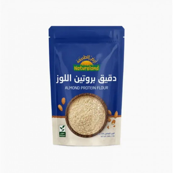 دقيق بروتين اللوز عضوي 200 جرام - ارض الطبيعة دقيق بروتين اللوز عضوي 200 جرام - ارض الطبيعة
