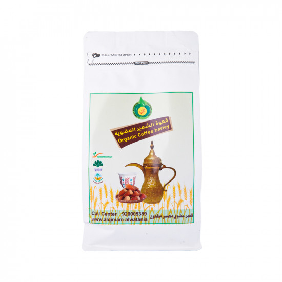 قهوة الشعير العضوية 500جم القمم الوطنية قهوة الشعير العضوية 500جم القمم الوطنية