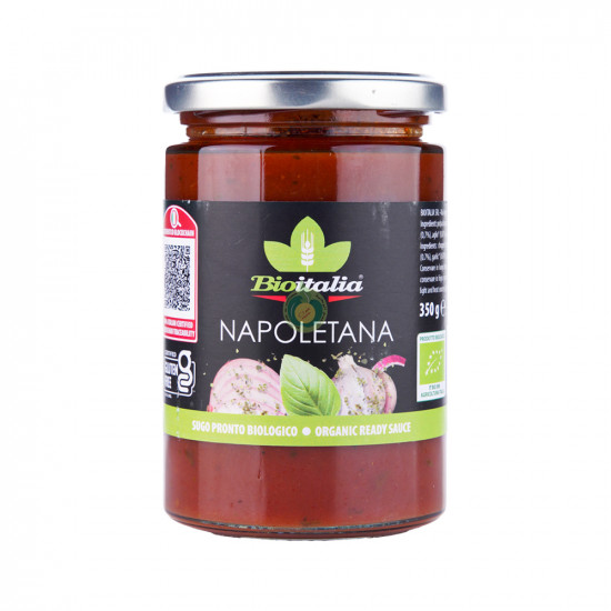 صلصة جاهزة نابوليتانا عضوية 350جم خالية من الغلوتين صلصة جاهزة نابوليتانا عضوية 350جم خالية من الغلوتين
