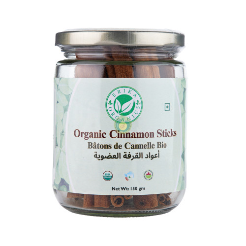 اعواد القرفة العضوية ايريكا أورجانيكس 200 جم اعواد القرفة العضوية ايريكا أورجانيكس 200 جم