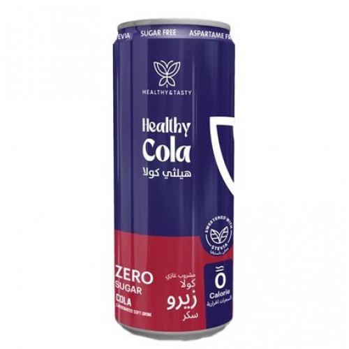 هيلثي كولا مشروب غازي كولا خالي من السكر 250مل هيلثي اند تيستي هيلثي كولا مشروب غازي كولا خالي من السكر 250مل هيلثي اند تيستي