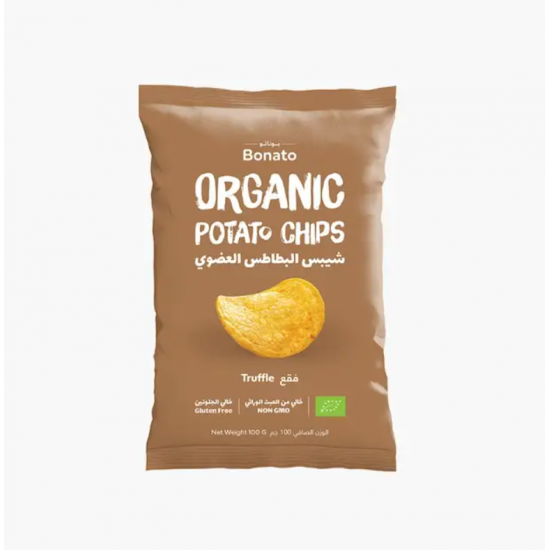 شيبس البطاطس فقع عضوي 100جم بوناتو خالي من الجلوتين شيبس البطاطس فقع عضوي 100جم بوناتو خالي من الجلوتين