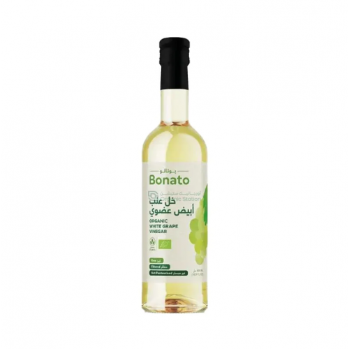 خل عنب أبيض عضوي 500 مل بوناتو 