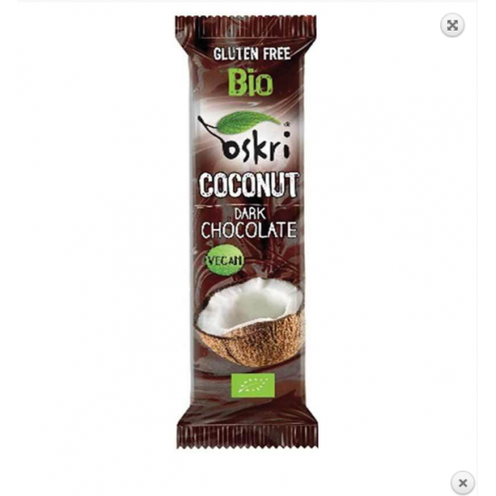 بار جوز الهند العضوي بالشوكولاتة 53 جم اسكري بار جوز الهند العضوي بالشوكولاتة 53 جم اسكري