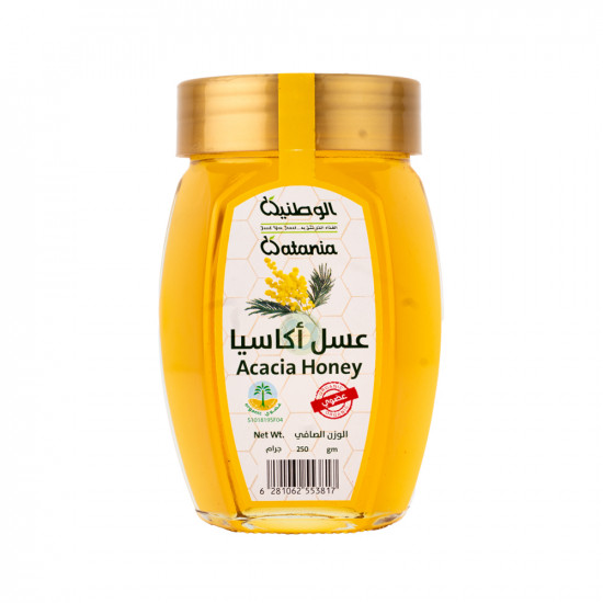 عسل اكاسيا عضوي 250جم الوطنية عسل اكاسيا عضوي 250جم الوطنية