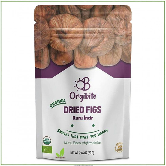 تين عضوي مجفف 70جم 