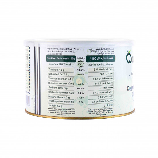 مخلل زيتون عضوي بالماء 1كجم الوطنية مخلل زيتون عضوي بالماء 1كجم الوطنية