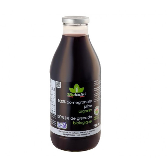 عصير رمان عضوي 100% بدون سكر مضاف خالِ من الغلوتين 750 مل عصير رمان عضوي 100% بدون سكر مضاف خالِ من الغلوتين 750 مل