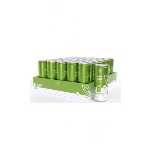 كولا صحية مشروب غازي تفاح اخضر 30 علبة × 250 مل هيلثي اند تيستي كولا صحية مشروب غازي تفاح اخضر 30 علبة × 250 مل هيلثي اند تيستي