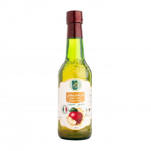 خل تفاح ايطالي عضوي 300مل النحل الجوال خل تفاح ايطالي عضوي 300مل النحل الجوال