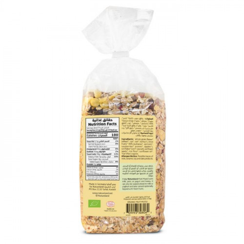 موسلي الفواكه ارض الطبيعة 500 جم عضوي موسلي الفواكه ارض الطبيعة 500 جم عضوي