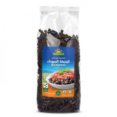 معكرونة فوسيلى الحنطة السوداء 500جم  من أرض الطبيعة