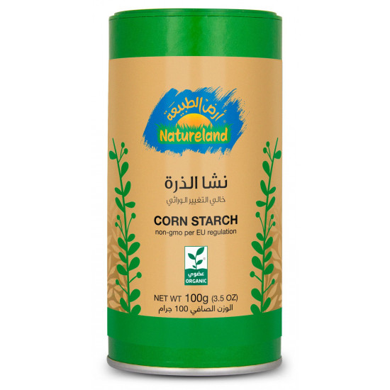 نشا الذرة خالى التغير الوراثى 100جم عضوى نشا الذرة خالى التغير الوراثى 100جم عضوى