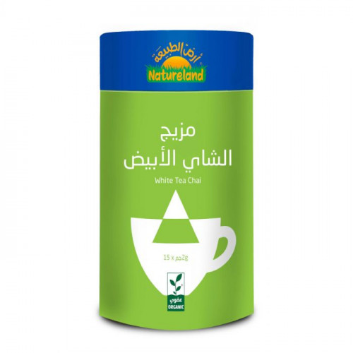 شاي أبيض 30جم عضوي ارض الطبيعة شاي أبيض 30جم عضوي ارض الطبيعة