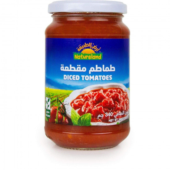 طماطم مقطعة 340 جم أرض الطبيعة طماطم مقطعة 340 جم أرض الطبيعة