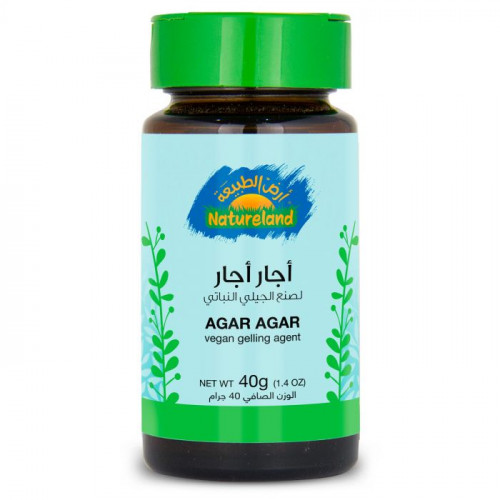 جيلي الاجار اجار 40 جم عضوي ارض الطبيعة جيلي الاجار اجار 40 جم عضوي ارض الطبيعة