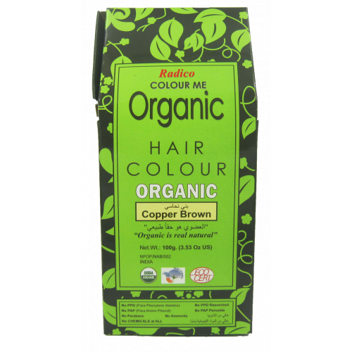 راديكو صبغة شعر عضوية- بني نحاسي - 100 غرام راديكو صبغة شعر عضوية- بني نحاسي - 100 غرام