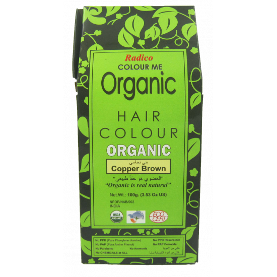 راديكو صبغة شعر عضوية- بني نحاسي - 100 غرام راديكو صبغة شعر عضوية- بني نحاسي - 100 غرام