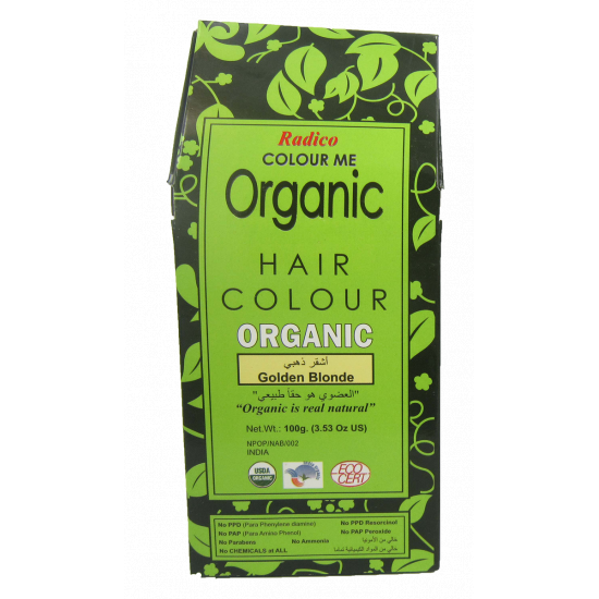 راديكو صبغة شعر عضوية- أشقر ذهبي - 100 غرام راديكو صبغة شعر عضوية- أشقر ذهبي - 100 غرام