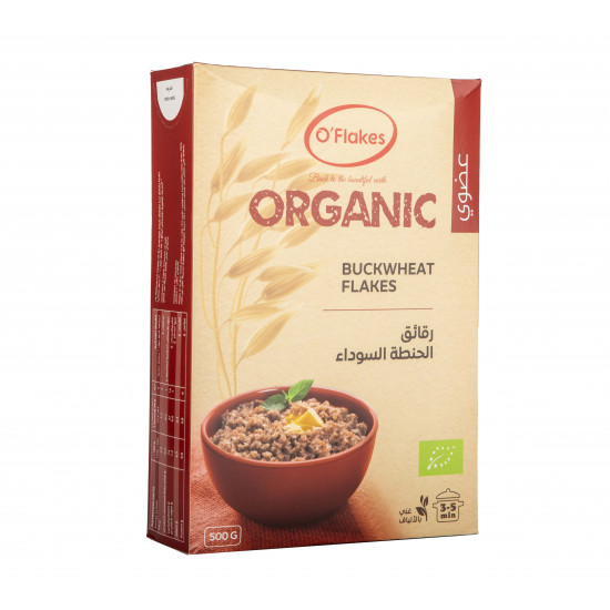 رقائق الحنطة السوداء العضوية 500جم اوفليكس