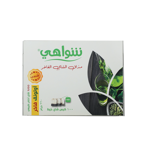 اولونق فاخر شاي اخضر طبيعي 100 كيس 220جم اولونق فاخر شاي اخضر طبيعي 100 كيس 220جم