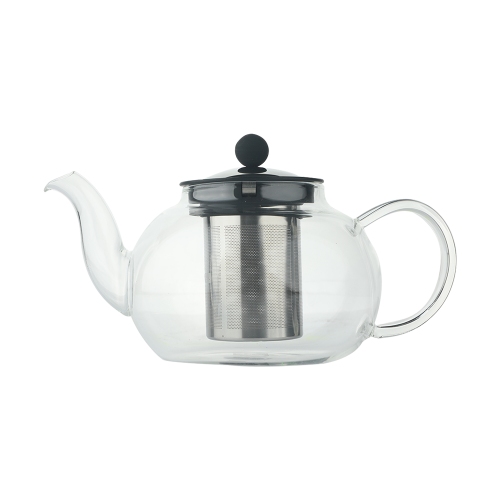 ابريق شاي زجاجي مقاوم للحرارة حجم 1لتر شفاف ابريق شاي زجاجي مقاوم للحرارة حجم 1لتر شفاف