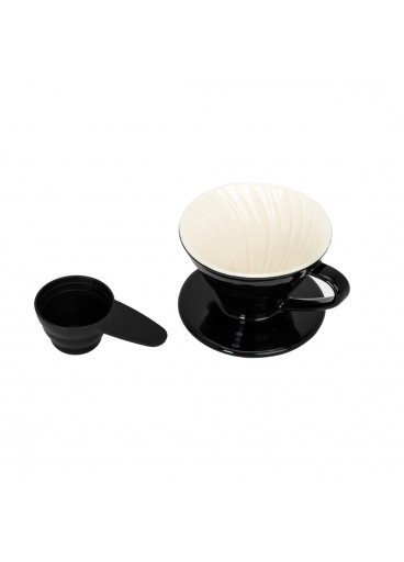 مقطر قهوة V60 زجاجي ، متوسط مقطر قهوة V60 زجاجي ، متوسط