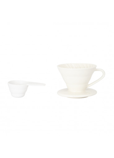 مقطر قهوة V60 زجاجي ، متوسط مقطر قهوة V60 زجاجي ، متوسط