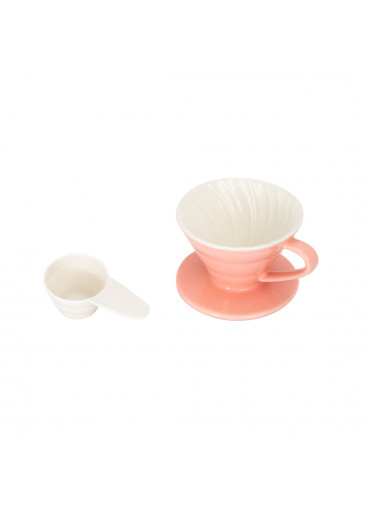 مقطر قهوة V60 زجاجي ، متوسط مقطر قهوة V60 زجاجي ، متوسط