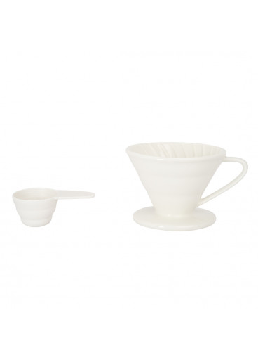 مقطر قهوة V60 زجاجي ، كبير مقطر قهوة V60 زجاجي ، كبير